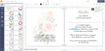 Геометрические приглашения на Крещение CREATOR ONLINE