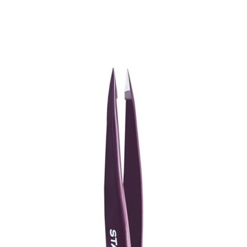 Пинцет для бровей Staleks Expert Point Purple TE-11/5V