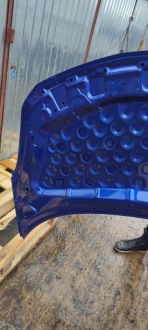 Капот крышка двигателя opel corsa d 07.2006 - 12.2014 без ржавчина цвет z21b в Украине, фото thumb