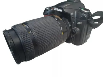 КАМЕРА NIKON D90 + ОБЪЕКТИВ 70-300 (ДЕФЕКТ ОБЪЕКТИВА)