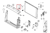 фото thumb №7, Bmw 3 e90 передний кронштейн радиатора 17117514402 7514402 новый оригинальный