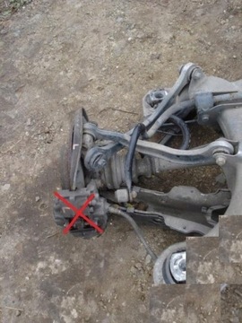 фото thumb №1, Mercedes s-klasa w220 поворотна опора зад ліва важіль