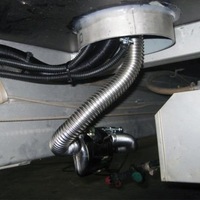 фото thumb №6, Труба выхлопная выхлопных газов wąż выпускной отопитель вспомогательная с гаситель 200cm