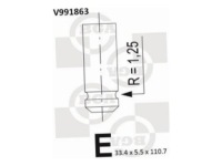 фото thumb №2, Клапан впускний renault clio ii 2.0 iii 2.0 trafic ii 2.0 avantime 2.0