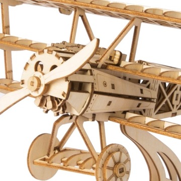 ROBOTIME PUZZLE 3D БЛОЧНАЯ МОДЕЛЬ САМОЛЕТА