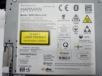 фото thumb №12, Навігація навігація радіо заводська t8ga270 4g1035021c audi a6 c7 4g 15r