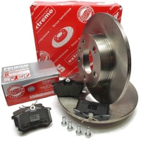 фото thumb №11, Гальмівні диски + гальмівні колодки гальмівні задня audi a2 8z0 , a3 8l1 , tt; seat; skoda; vw