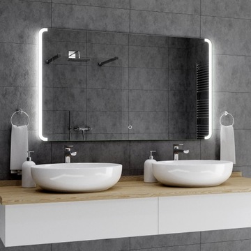 Зеркало LED с сенсорным выключателем 140х80 Сиэтл