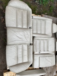 фото thumb №5, Сиденья skoda superb 1 01-08r. бежевые электрический с подогревом заднее сиденье задняя