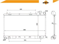 Nrf 53815 радіатор, система охолодження двигуна Ціна, фото thumb