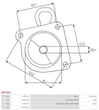фото thumb №2, Крышка стартер, карбюратора as-pl sbr0052