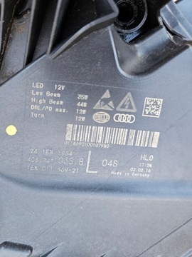фото thumb №14, Audi a7 s7 rs7 c7 4g рестайлинг лампы перед передние matrix 4g8941035b 4g8941036b