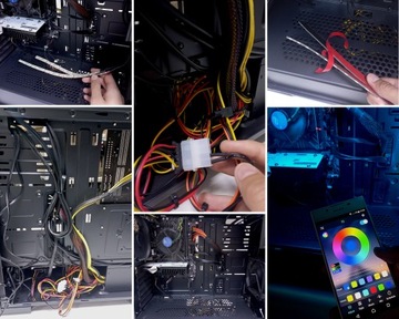 Светодиод для настройки ПК 2х25см RGB bluetooth
