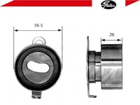фото thumb №2, Gates t41011 ролик натяжителя, ремень распределительного вала