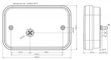 фото thumb №9, Лампа fristom ft-270 led 6 функций левая + правая лампы штекеры багнет