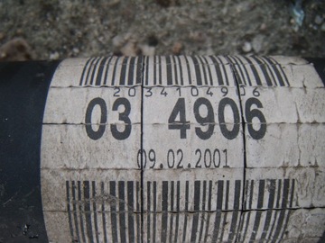 фото thumb №5, Mercedes c клас w203 00-07 wał привідний 2034104906