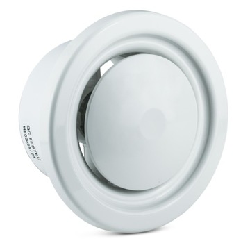 Диффузор Click-Clack с рамкой, диаметр 150, белый AVM150