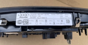 фото thumb №6, Лампа стеля audi a4 b9 a6 c8 4k0947135al оригінал