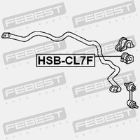 фото thumb №14, Втулка стабілізатора передній honda accord cl9 2003-2008 eu febest