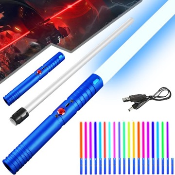 ЗВЕЗДНЫЕ ВОЙНЫ СВЕТОВОЙ МЕЧ СВЕТОДИОДНЫЙ ЗВУК 20RGB МЕТАЛЛИЧЕСКИЙ МЕЧ