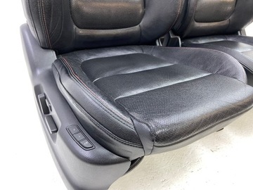 фото thumb №16, Сиденья диван зад кожа комплект красная нитка mazda cx5 cx-5 i 2012-2017r.