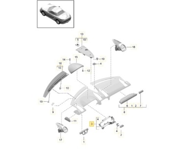 фото thumb №7, Захист приладів porsche boxster gts 982857054d5q0