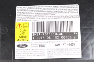 фото thumb №5, Подушка сиденья правые перед ford kuga mk1 08-12 3m51-r611d10-ak