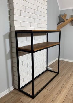 Промышленная консоль натурального дуба 90x90x30