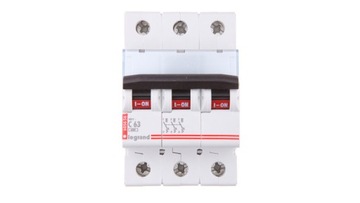 LEGRAND TX3 WYŁĄCZNIK NADPRĄDOWY 3P C63A S303