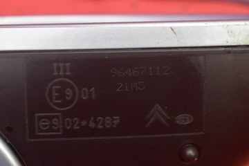 фото thumb №7, Зеркало правые szarobłękitne eu 96467112 citroen 1 i 04-08 5+2 pin