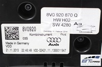 фото thumb №7, Audi a3 e-tron прилади приладова панель прилади 8v0 920 870 q hybrid 8v0920870q wyświe
