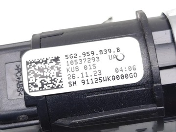 фото thumb №7, Vw polo кнопка запалювання старт / сплав 2024 хетчбек 4/5dr 5g2959839b