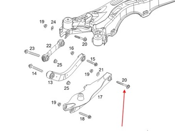 фото thumb №3, Гвинт mimośrodowa важеля зад opel vectra c signum