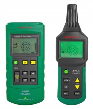 ЛОКАТОР ТРУБ И ЗАЩИТНЫХ КАБЕЛЕЙ ДЕТЕКТОР-МЕТР MASTECH MS6818
