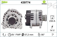 Купить Valeo генератор porsche cayenne panamera vw touareg 3.0d-4.2 01.10-, фото thumb