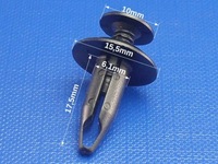 фото thumb №2, 10x ford fiesta fusion кліпса штифт 6,3 підкрилки osł