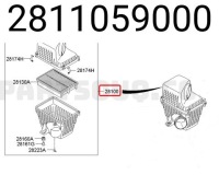 фото thumb №1, Org! корпус фильтра воздуха h350 2015-2018