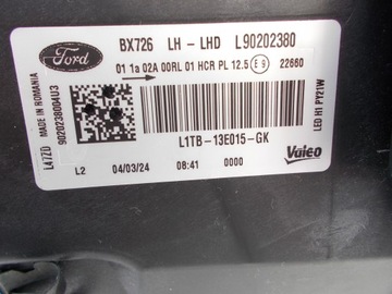 фото thumb №10, Фара лампа ford puma mk2 ii 2 левая l90202380 европа