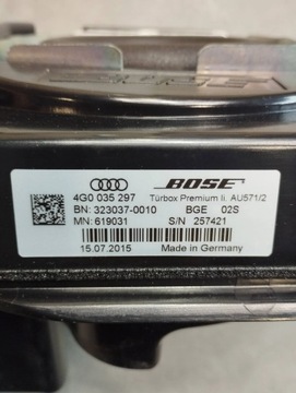 фото thumb №16, Audi a6 c7 динамики усилитель bose 4g5035223b