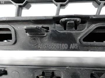 фото thumb №11, Mercedes gle w167 v167 amg 19-23 решітка радіатора решітка решітка w бампер перед чорний