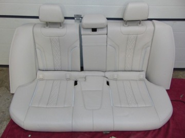 фото thumb №8, Bmw g30 5 рестайлінг комплектні салон сидіння диван now org nappa weis