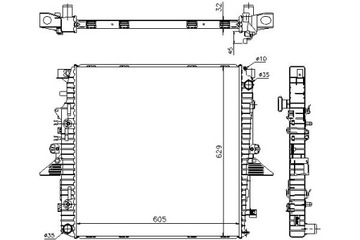 фото thumb №13, Радиаторов двигателя nissens 64320a pcc5000041