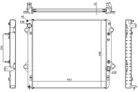 фото thumb №1, Nissens 646804 радиатор, система охлаждение двигателя