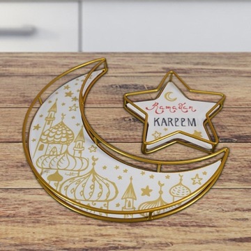 Taca obiadowa Eid Moon Tace w kształcie gwiazdy St