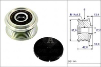 фото thumb №2, Колесо ременное генератора toyota auris, corolla 1.4d