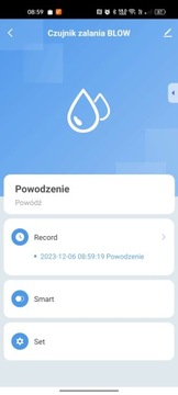 Датчик ЗАПОЛНЕНИЯ SMART WiFi Tuya SMART LIFE Датчик утечки уровня воды