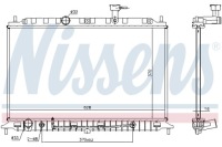 Радіатор двигуна kia rio 2 1.4/1.6 03.05- nisse + набір необхідних речей аварійний #18 Недорого, фото thumb