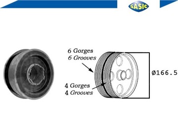 фото thumb №2, Колесо пасове вала bmw 3 compact 320 td e46