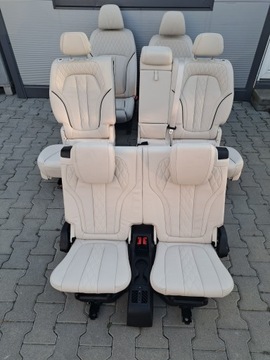 фото thumb №13, Сидіння диван шкіра bmw g07 x7 комплект перед зад