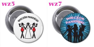 PRZYPINKA NA WIECZÓR PANIEŃSKI PANNA MŁODA IMIĘ